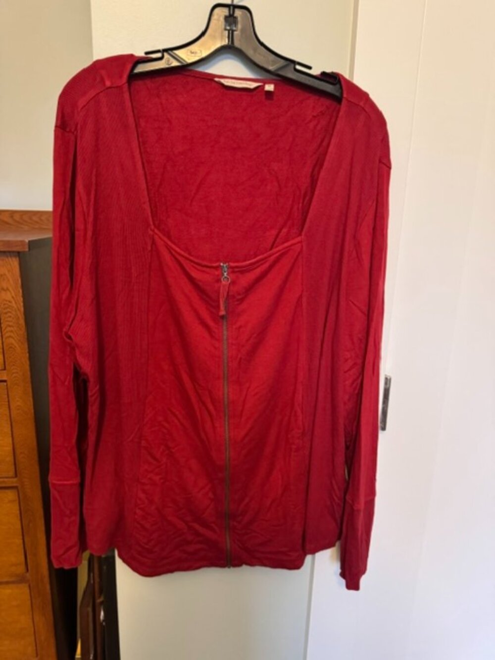 Soft Surroundings Zipper Front Top - Size 3X